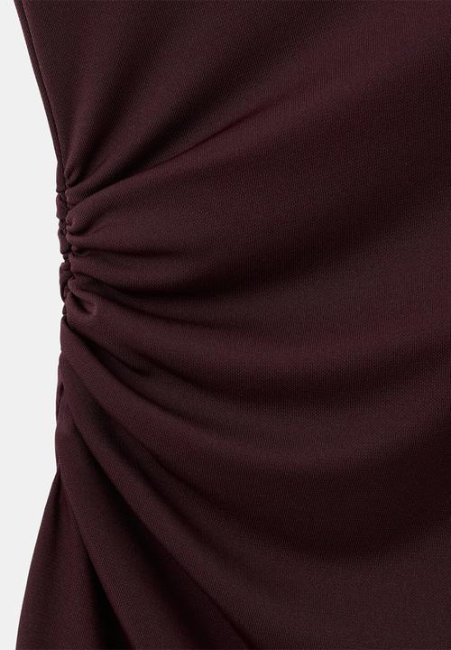 MANGO - Dress arlet- dark red