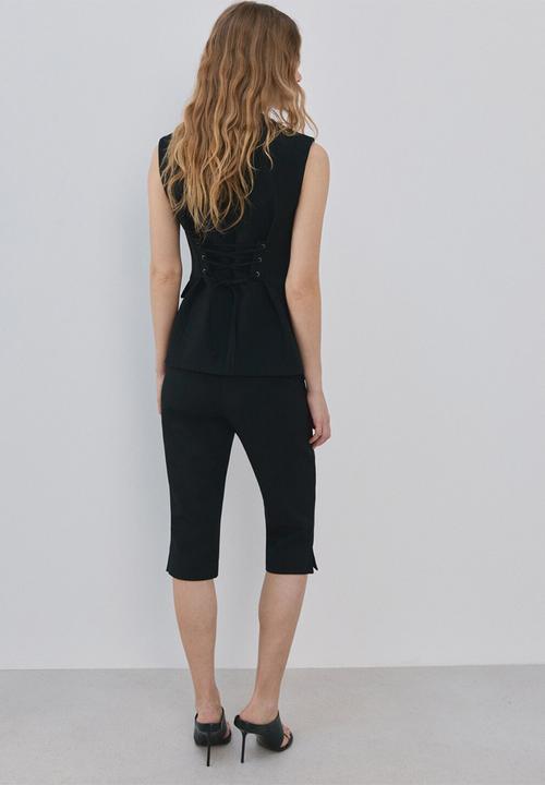 MANGO - Leggings corest- black
