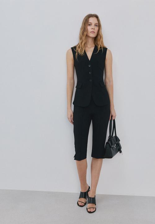 MANGO - Leggings corest- black