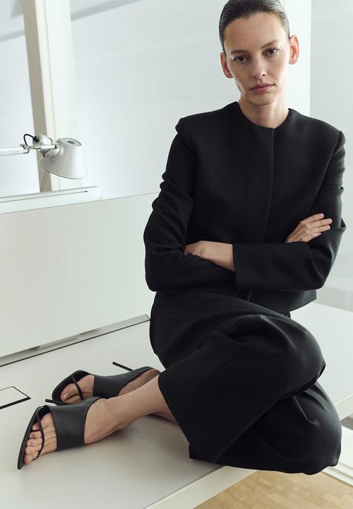MANGO - Trousers louis- black