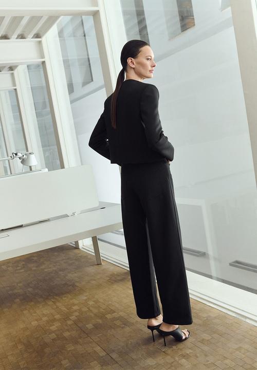 MANGO - Trousers louis- black