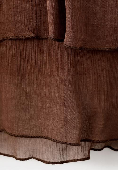 MANGO - Blouse choco - brown