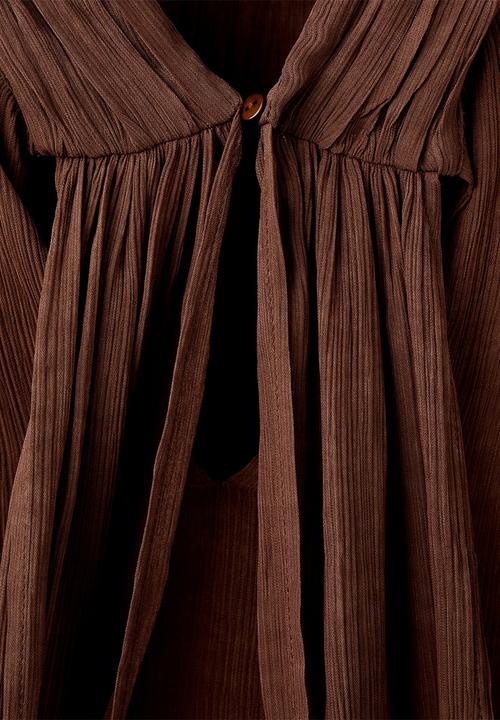 MANGO - Blouse choco - brown
