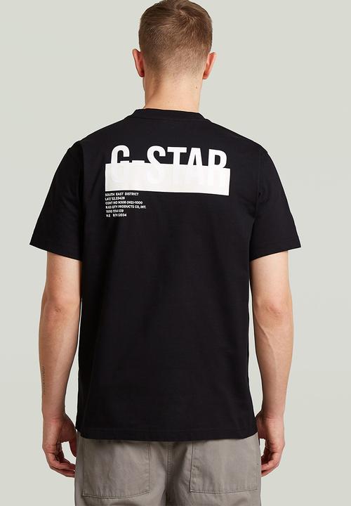 G-STAR - Regular Tee GR 018 Short Sleeve - White/Black