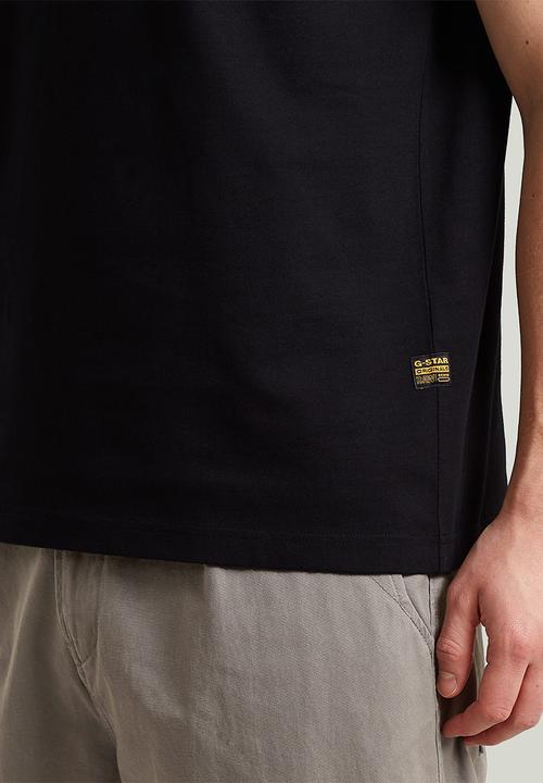G-STAR - Regular Tee GR 018 Short Sleeve - White/Black