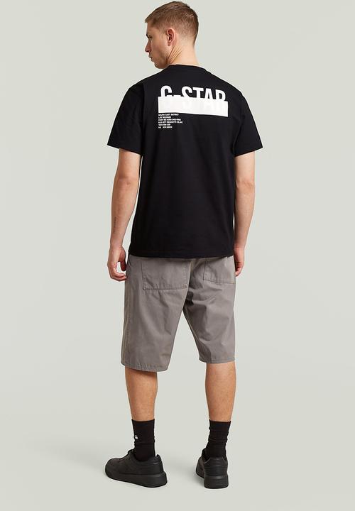 G-STAR - Regular Tee GR 018 Short Sleeve - White/Black