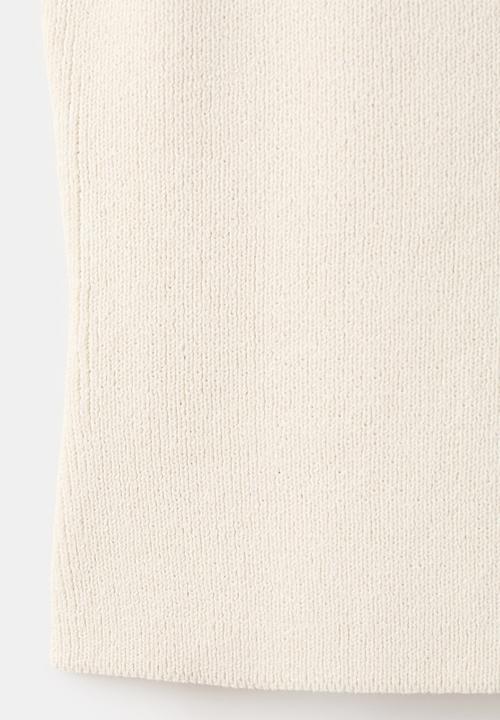 MANGO - Waistcoat frida - light beige