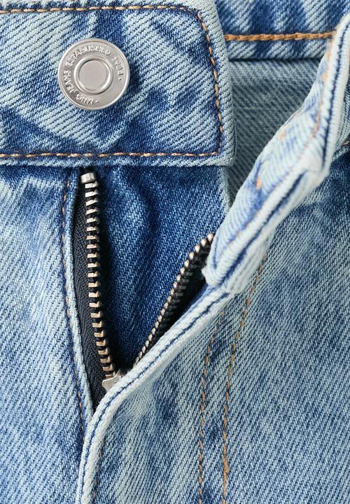 MANGO - Jeans blanca - open blue