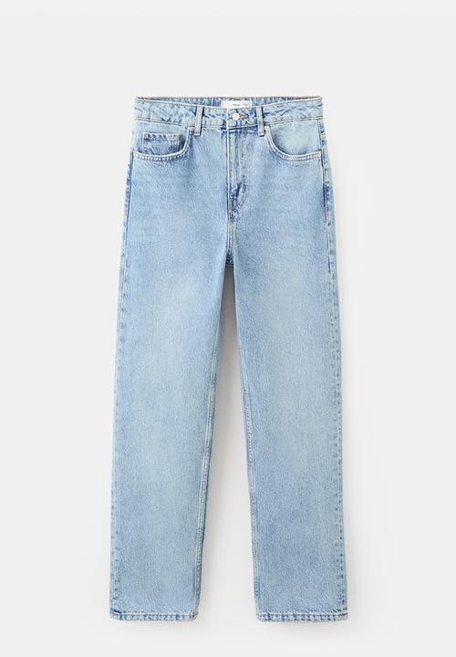 MANGO - Jeans blanca - open blue