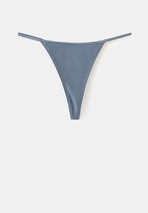 MANGO - Bikini pantie calipso- medium blue