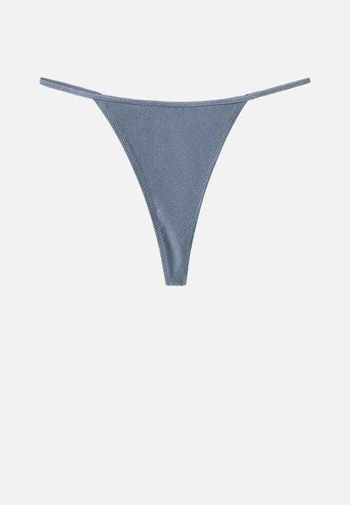 MANGO - Bikini pantie calipso- medium blue