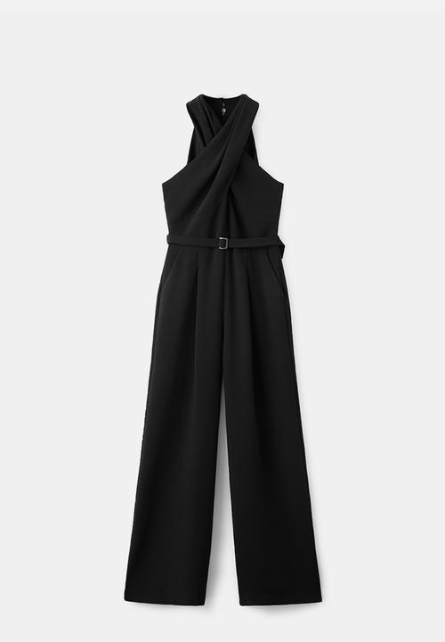 MANGO - Jumpsuit jane- black