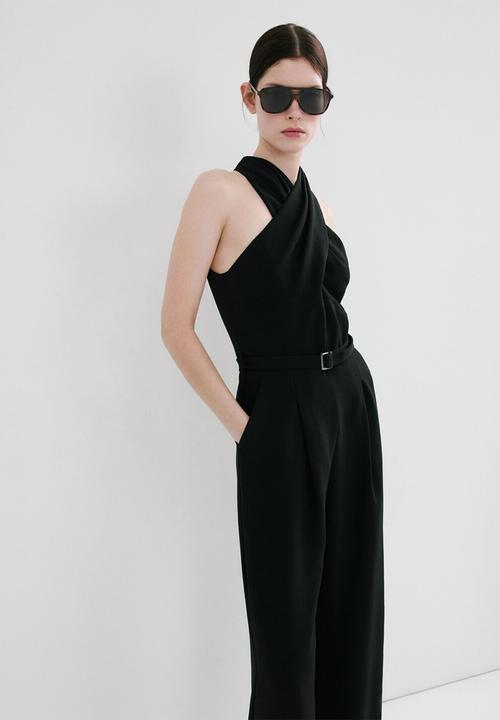MANGO - Jumpsuit jane- black