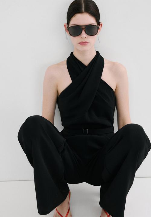 MANGO - Jumpsuit jane- black