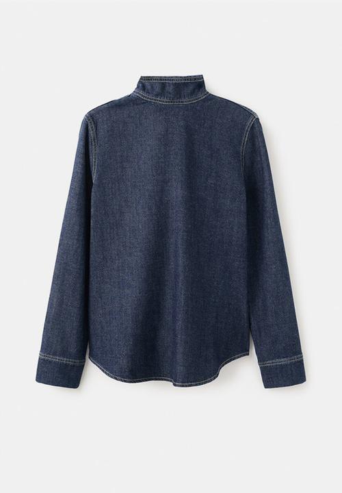 MANGO - Shirt pippa - open blue