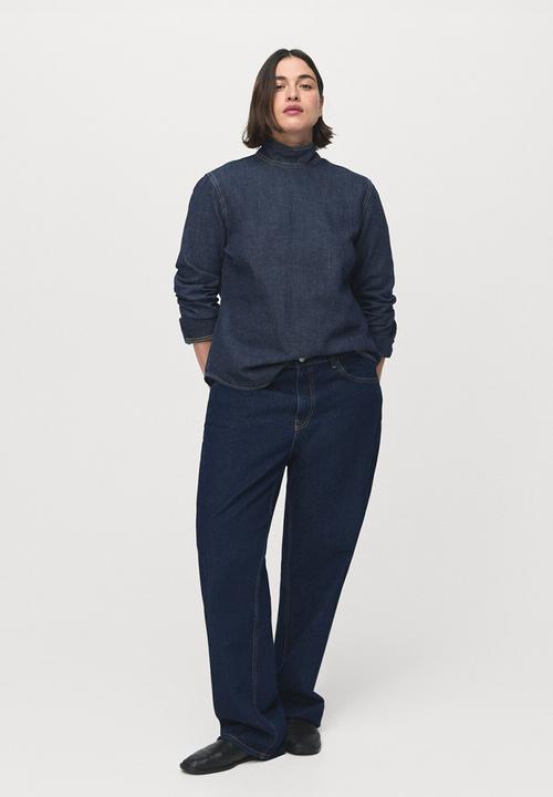 MANGO - Shirt pippa - open blue