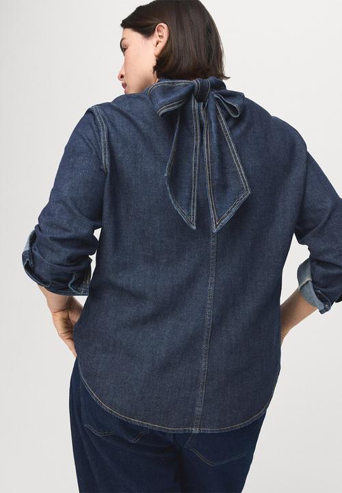 MANGO - Shirt pippa - open blue