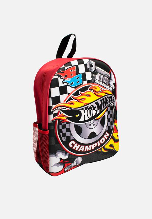 Character Group - Hot Wheels 3D Debossed Backpack - black