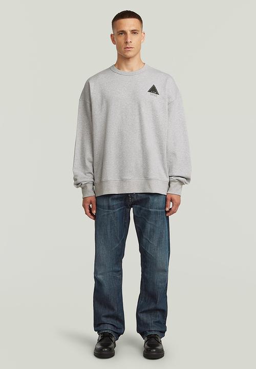 G-STAR - Triangle Gr R Sw - Light Grey Htr