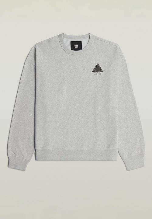 G-STAR - Triangle Gr R Sw - Light Grey Htr