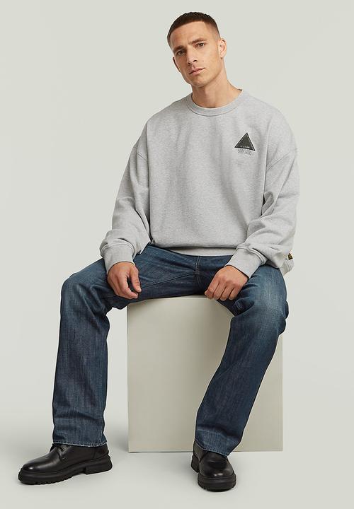 G-STAR - Triangle Gr R Sw - Light Grey Htr