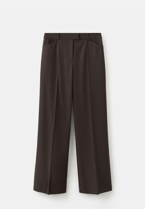 MANGO - Trousers pocket - brown