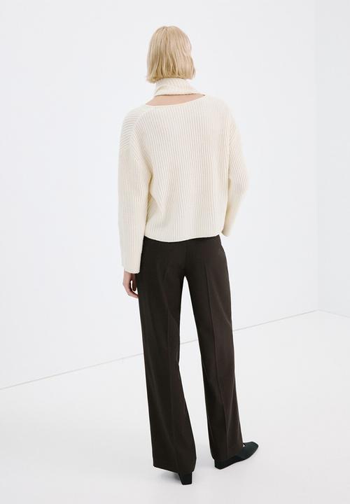 MANGO - Trousers pocket - brown