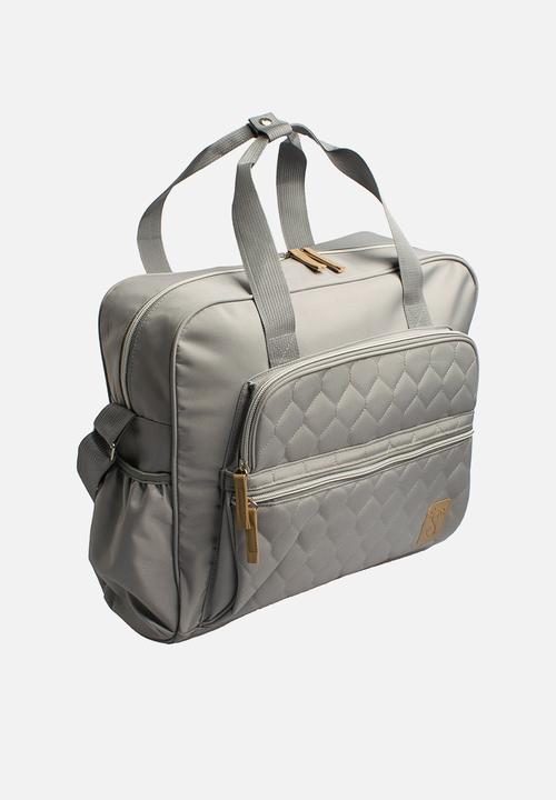 Character Group - Baby Bowler Nappy Bag Grey Squiggle - grey