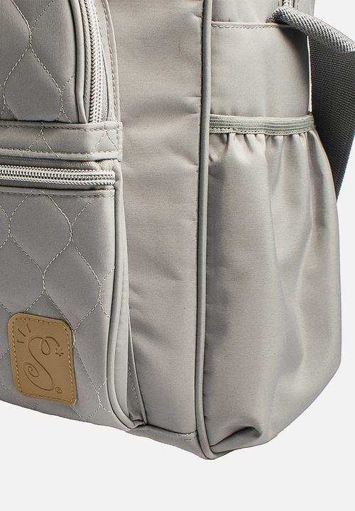 Character Group - Baby Bowler Nappy Bag Grey Squiggle - grey