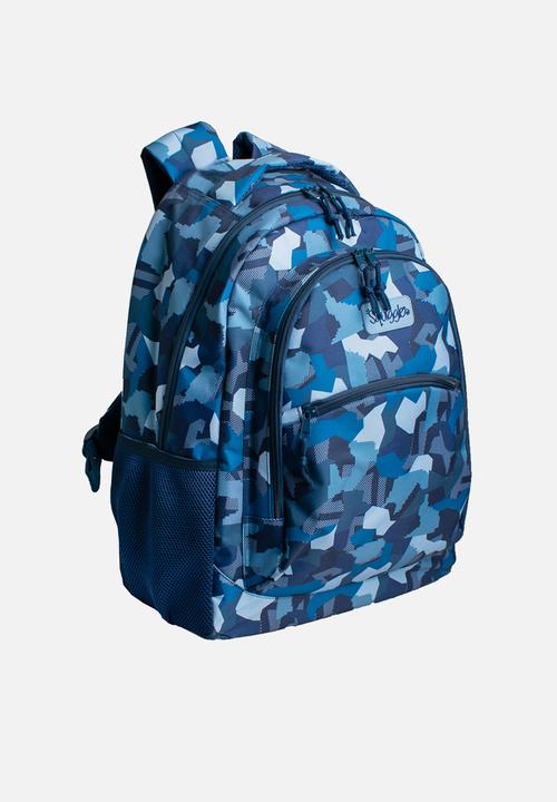 Character Group - Camo Premium School Backpack - blue