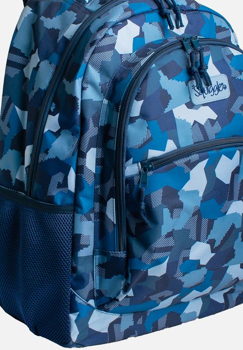 Character Group - Camo Premium School Backpack - blue