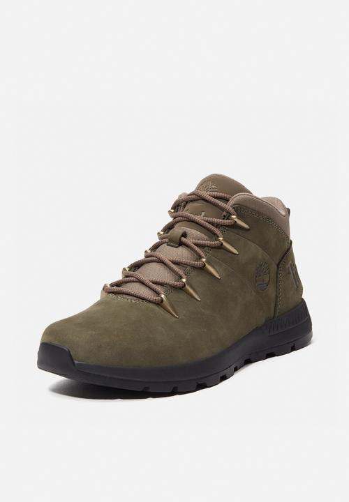 Timberland - Sprint Trekker Mid Lace Sneaker - Dark Green Nubuck