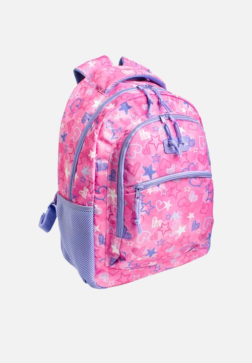Character Group - Hearts Premium School Backpack - pink