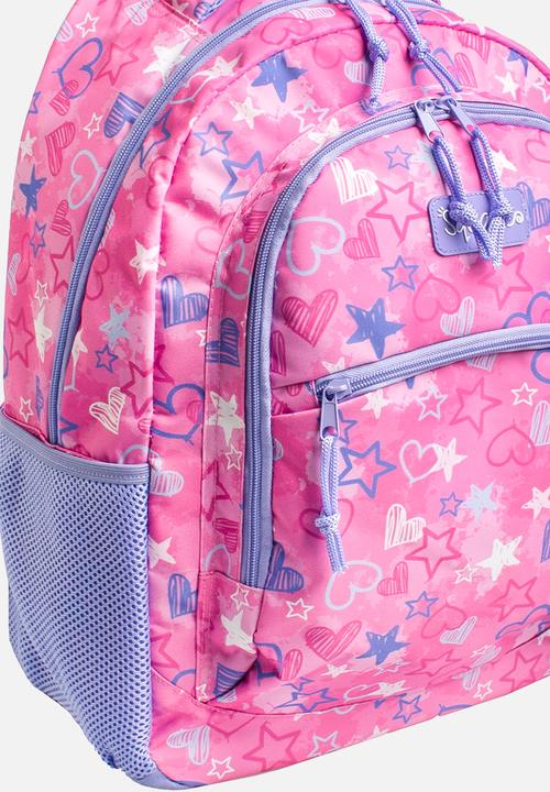 Character Group - Hearts Premium School Backpack - pink