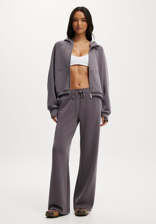 Cotton On - Ultimate Soft Hooded Jacket - Violet Grey