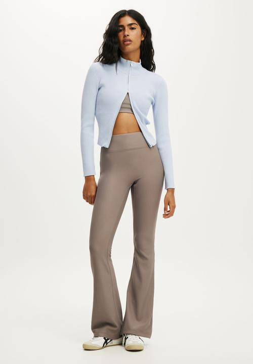 Cotton On - Contour Knit Zip Through - Violet Blue