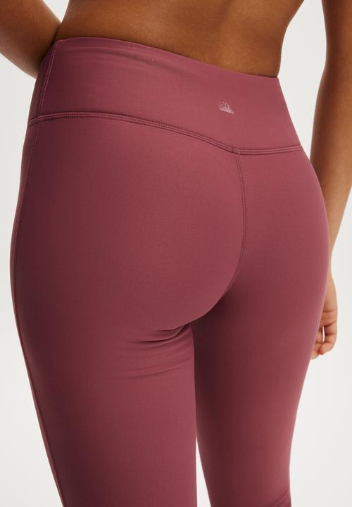 Cotton On - Fleece Lined Active Flare - Dusty Rose
