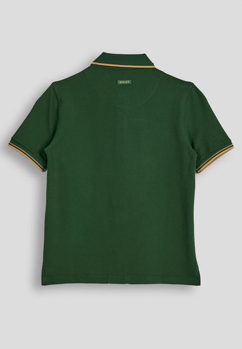 SOVIET - Boys Fashion Golfer - Bottle Green