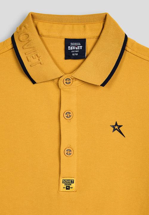 SOVIET - Boys Fashion Golfer - Mustard