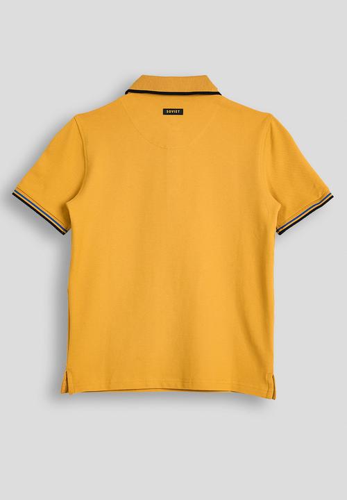 SOVIET - Boys Fashion Golfer - Mustard