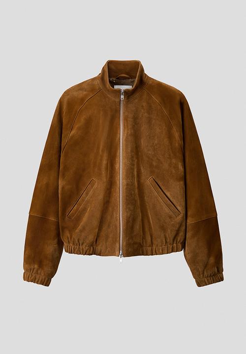 H&M - H&M Atelier: Suede jacket - light brown