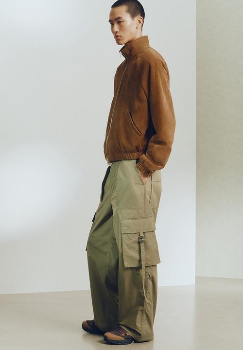 H&M - H&M Atelier: Suede jacket - light brown