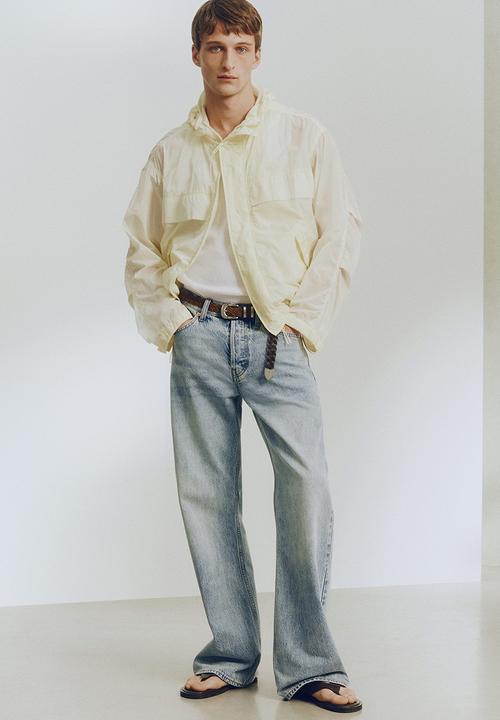 H&M - H&M Atelier: Relaxed bootcut jeans - denim blue