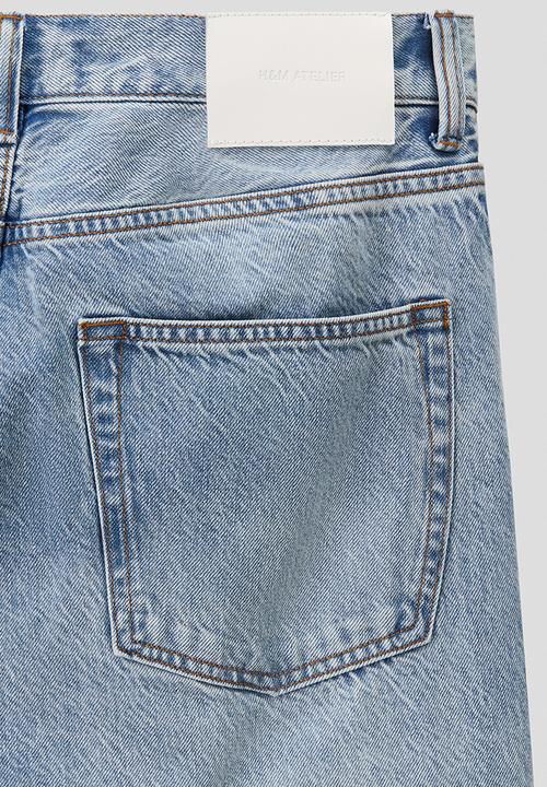 H&M - H&M Atelier: Relaxed bootcut jeans - denim blue
