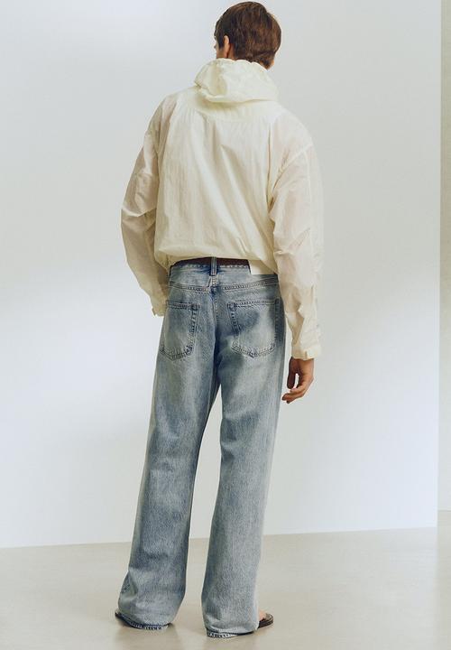 H&M - H&M Atelier: Relaxed bootcut jeans - denim blue