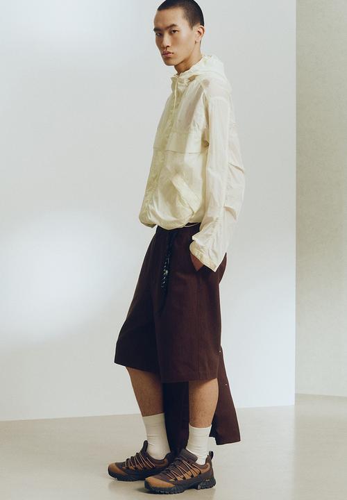 H&M - H&M Atelier: Loose fit long-style shorts - dark brown