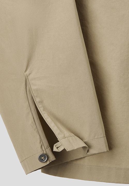 H&M - H&M Atelier: Loose fit cotton resort shirt - khaki green