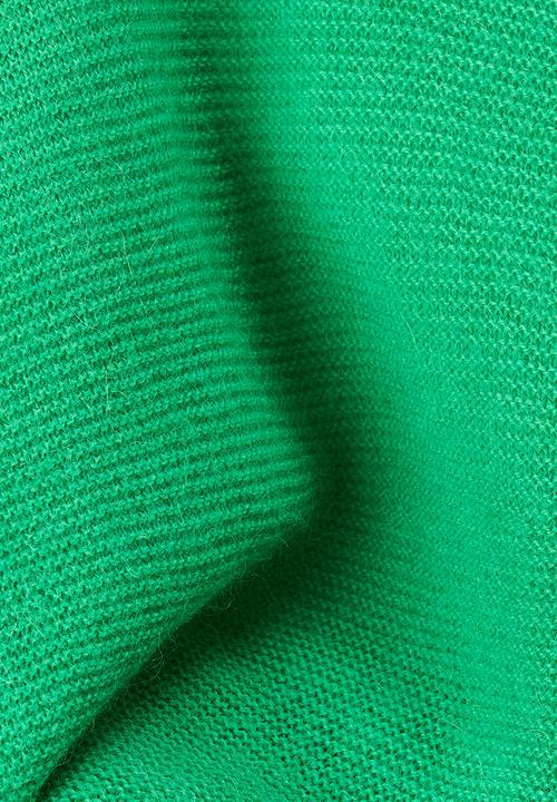 H&M - H&M Atelier: Loose fit wool-blend purl-knit jumper - bright green