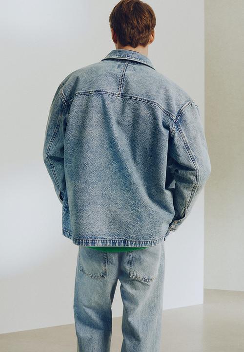 H&M - H&M Atelier: Regular fit denim shirt - denim blue