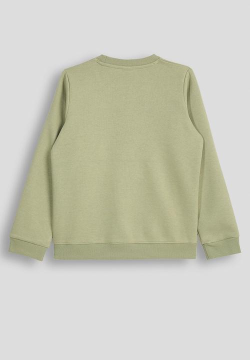 SOVIET - Boys Crew Neck Sweat Top - Lt Sage